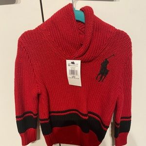 New with tags Ralph Lauren boy’s cowl neck sweater